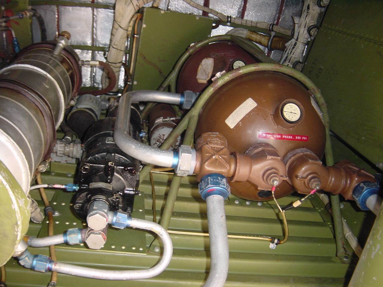 Aircraft Engine Fire Bottle